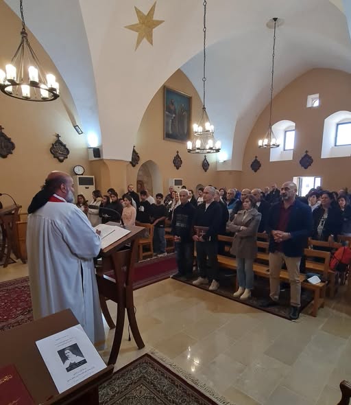رومانوس وأهالي لبعا في دير مار بطرس وبولس حيداب