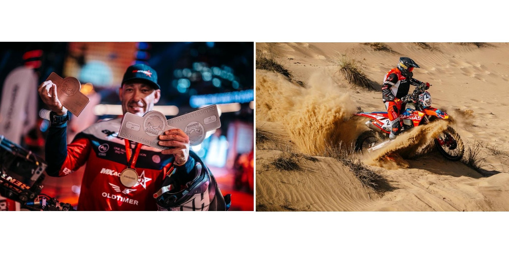 الدراج رفيق عيد وصيفا لبطل العالم للراليات الصحراوية