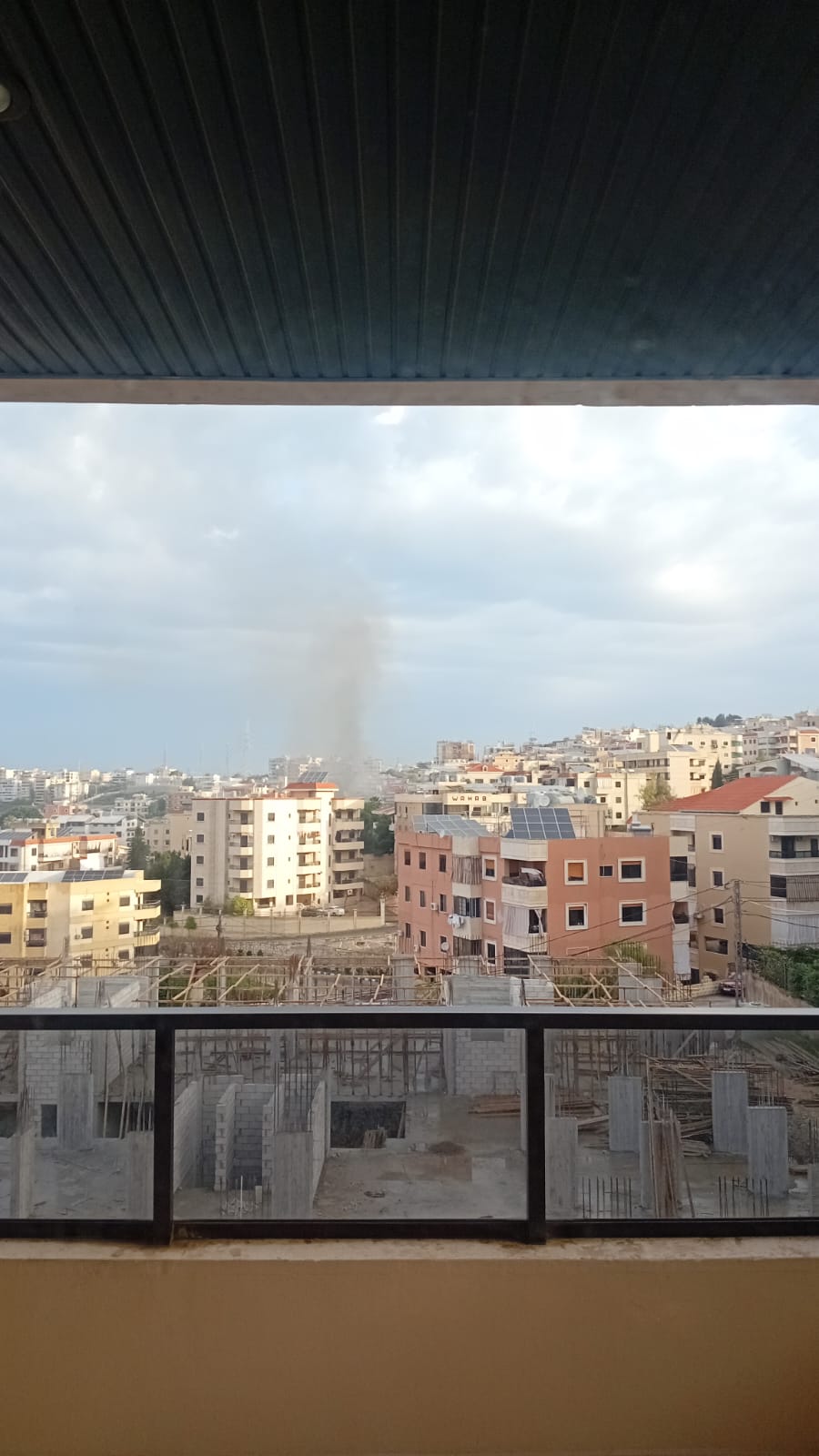 استهداف شقة في #حارة_صيدا جادة نبيه بري