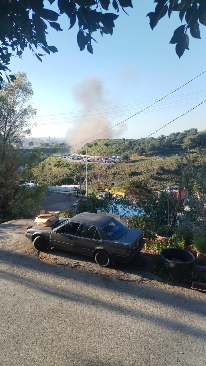 معلومات أولية عن غارة على المنصورية