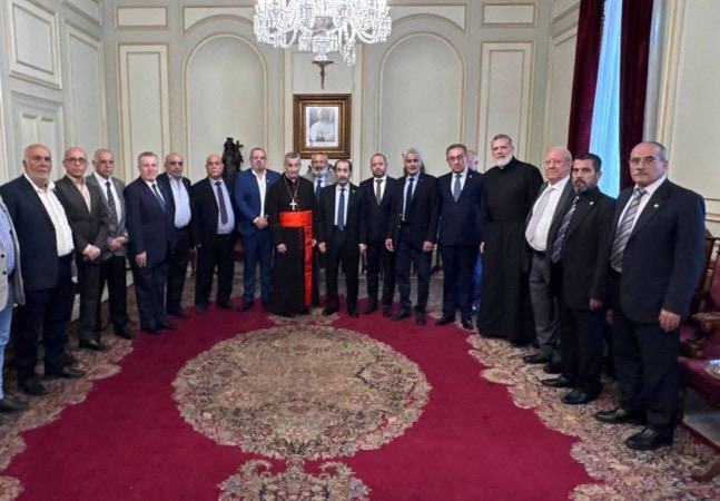 النمور الأحرار برئاسة نبيل ناصيف في بكركي… دعما تأييدا وتذكيرا