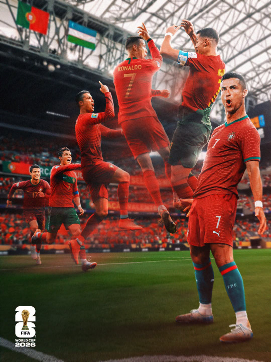 مونديال 2026: كريستيانو رونالدو أول لاعب يسجل في 6 نسخ من نهائيات كأس العالم برصيد بلغ 144 هدفا دوليا