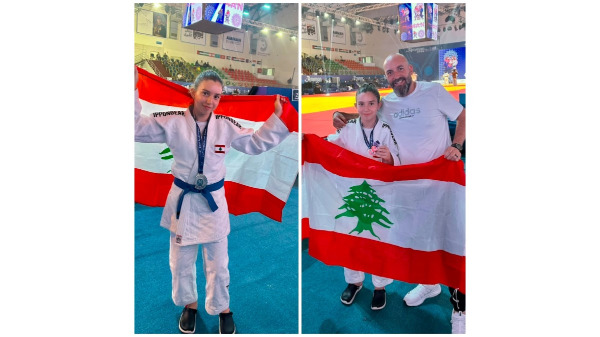 فوز اللبنانية آية مرتضى بالميدالية الفضيّة في بطولة المنتخبات العربية للعبة "الجودو" في عمَّان