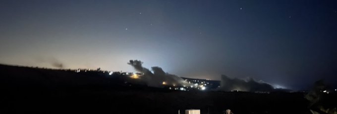 غارتان إستهدفتا بلدة المنصوري وتبعهما قصف مدفعي إستهدف البلدة