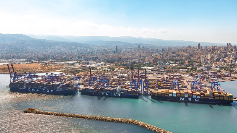 وزير السياحة الأردني يختتم زيارته للبنان بجولة في مرفأ بيروت
