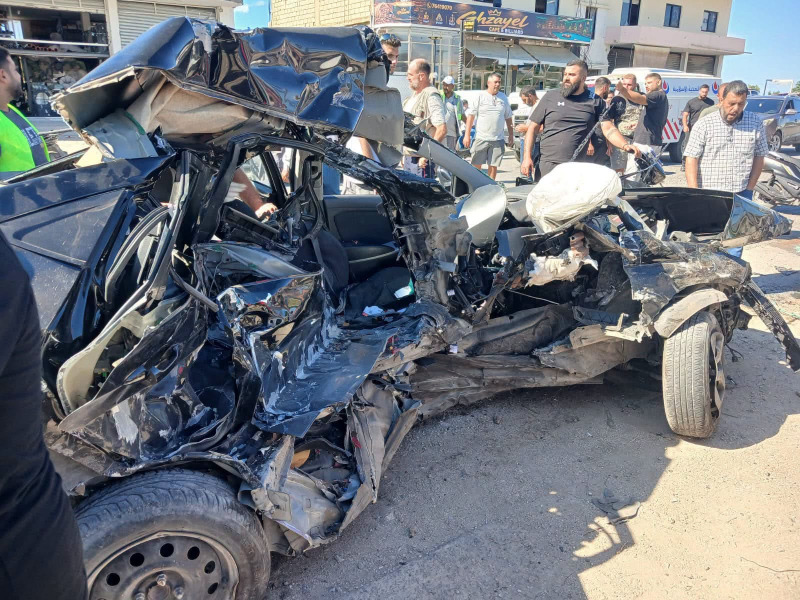 4 اصابات في حادث سير عند مفترق بلدة القليلة - صور