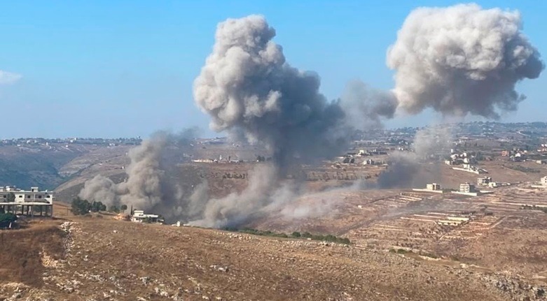 العدو الاسرائيلي نفذ عملية نسف عنيفة جدا في حي جبلي
