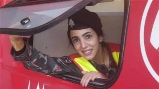 فوج إطفاء بيروت ودع شهيدته البطلة سحر جورج فارس
