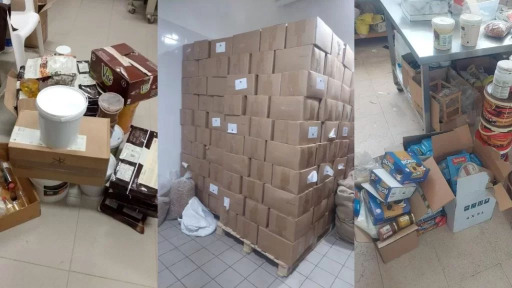 مواد منتهية الصلاحية في معامل شوكولا منها الصالحية والمجيدل
