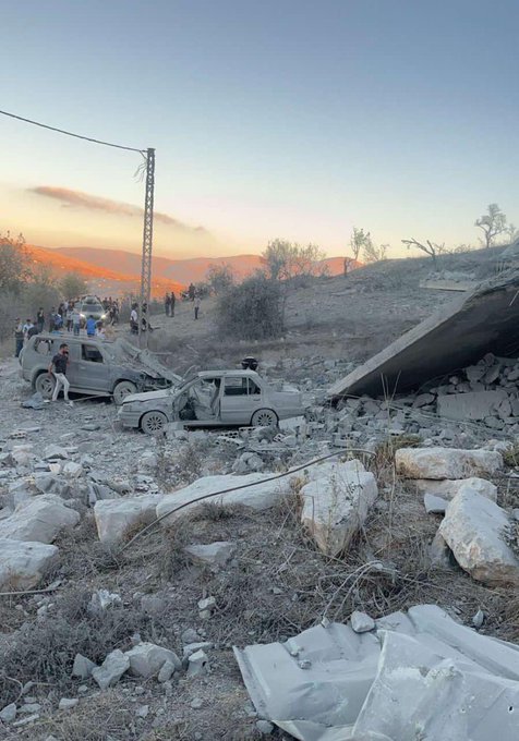 جرح 4 صيادين وتدمير منزل في غارة معادية على بلدة الرفيد