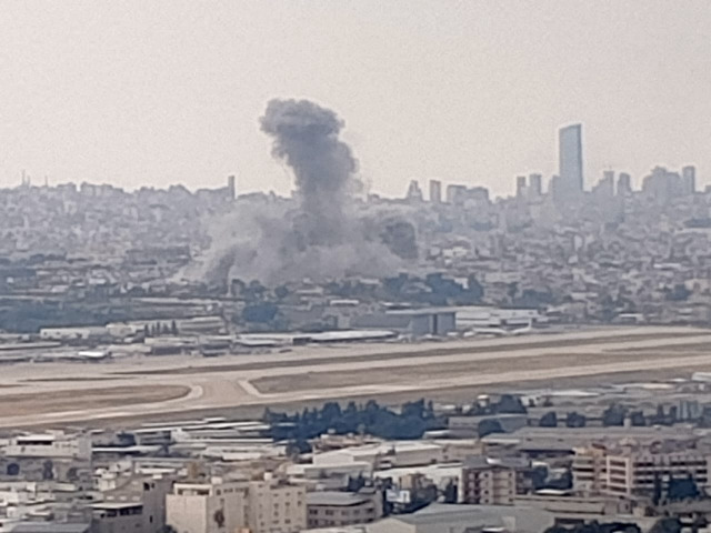 غارة على الضاحية