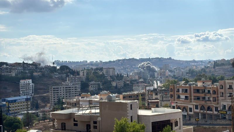 غارات على النبطية وكفررمان وصريفا