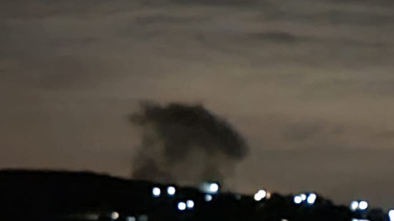 انفجار كبير في بلدة يارون سمع دويه و ارتداداته بوضوح كبير في بنت جبيل و محيطها