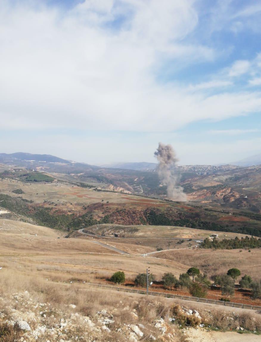 الجيش يقوم بعمليات تفجير في حقل القليعة