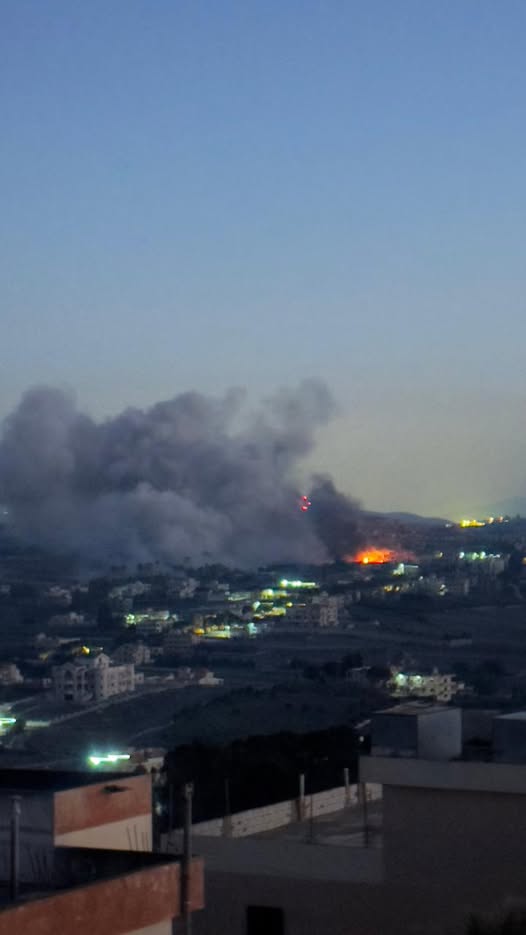 عملية تفجير ضخمة نفذها الجيش الإسرائيلي في يارون