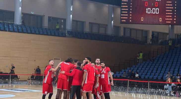 خسارة منتخب لبنان بمواجهة مصر في بطولة الدوحة