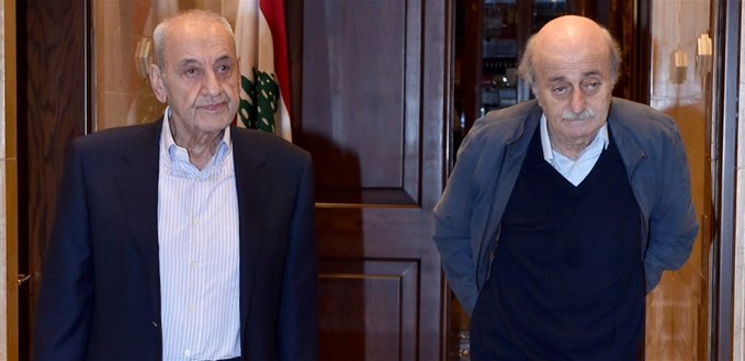 جنبلاط من عين التينة: بقاء الجيش الإسرائيلي في التلال الخمس مخالف لاتفاق وقف النار