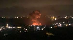 الطيران الحربي الاسرائيلي نفذ غارة جوية استهدفت محلة عين الزرقاء في بلدة طيرحرفا