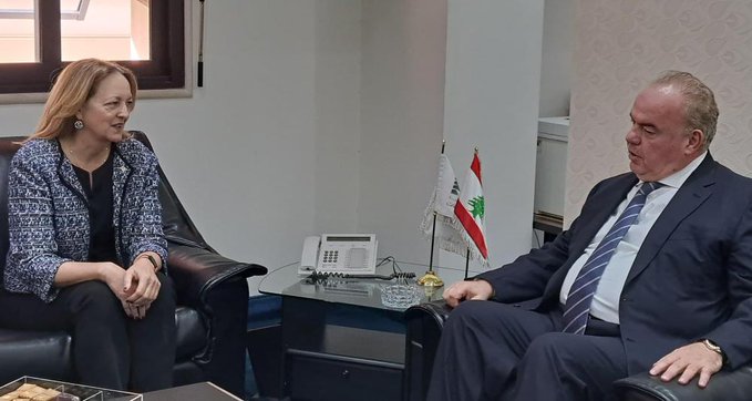 الحاج تمنى على أميركا الضغط لسحب القوات الاسرائيلية من النقاط الخمس التي تحتلّها
