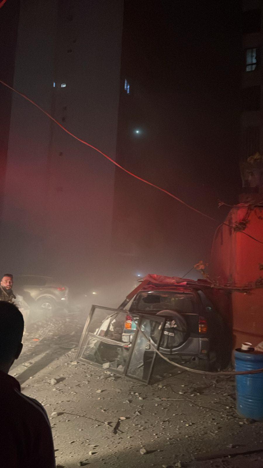 (بالفيديو) الغارة على الضاحية الجنوبية