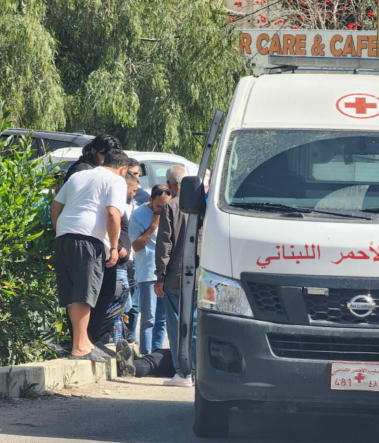 سقوط جريح جراء حادث سير في عين الدلب وحضور الصليب الأحمر