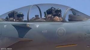 مقاتلات سعودية من طراز F-15 ترافق الطائرة الرئاسية الأميركية قبل وصولها إلى الرياض