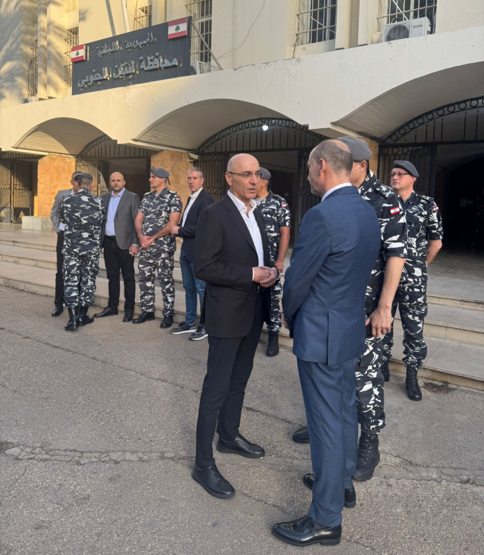 الحجار في سراي صيدا لمواكبة انطلاق العملية الانتخابية في محافظتي الجنوب والنبطية