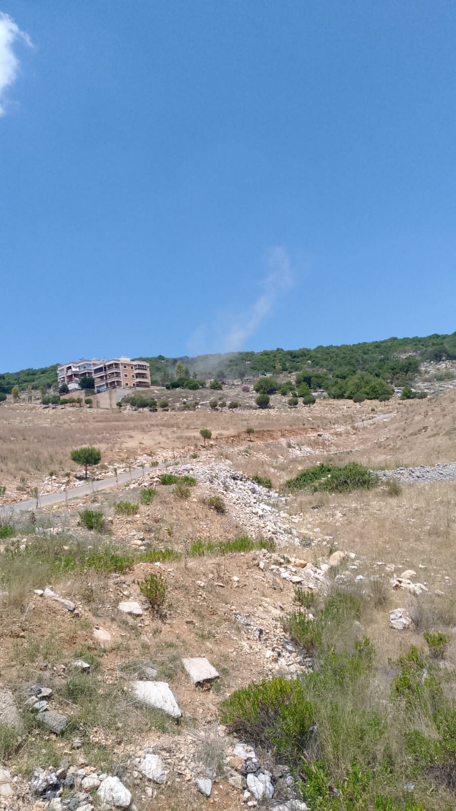 غارة من مسيرة تستهدف حرش علي الطاهر في بلدة النبطية الفوقا