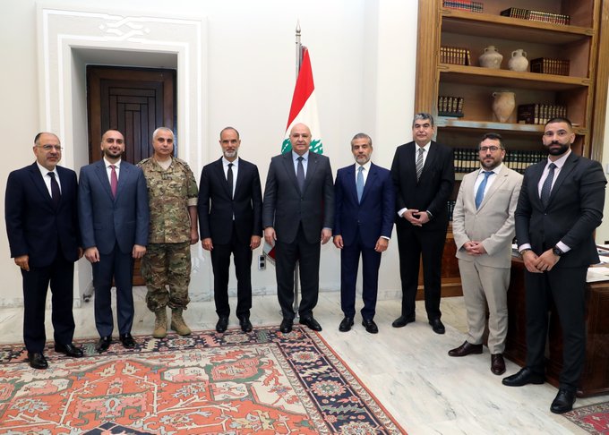 عون ترأس الاجتماع الأول للجنة المكلفة التفاوض مع قبرص لترسيم الحدود البحرية