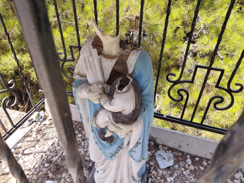 داعيا الأجهزة الأمنية للتحرك… مسعد: تكسير تمثال العذراء في قتالة عمل جبان ويمس بالمقدسات