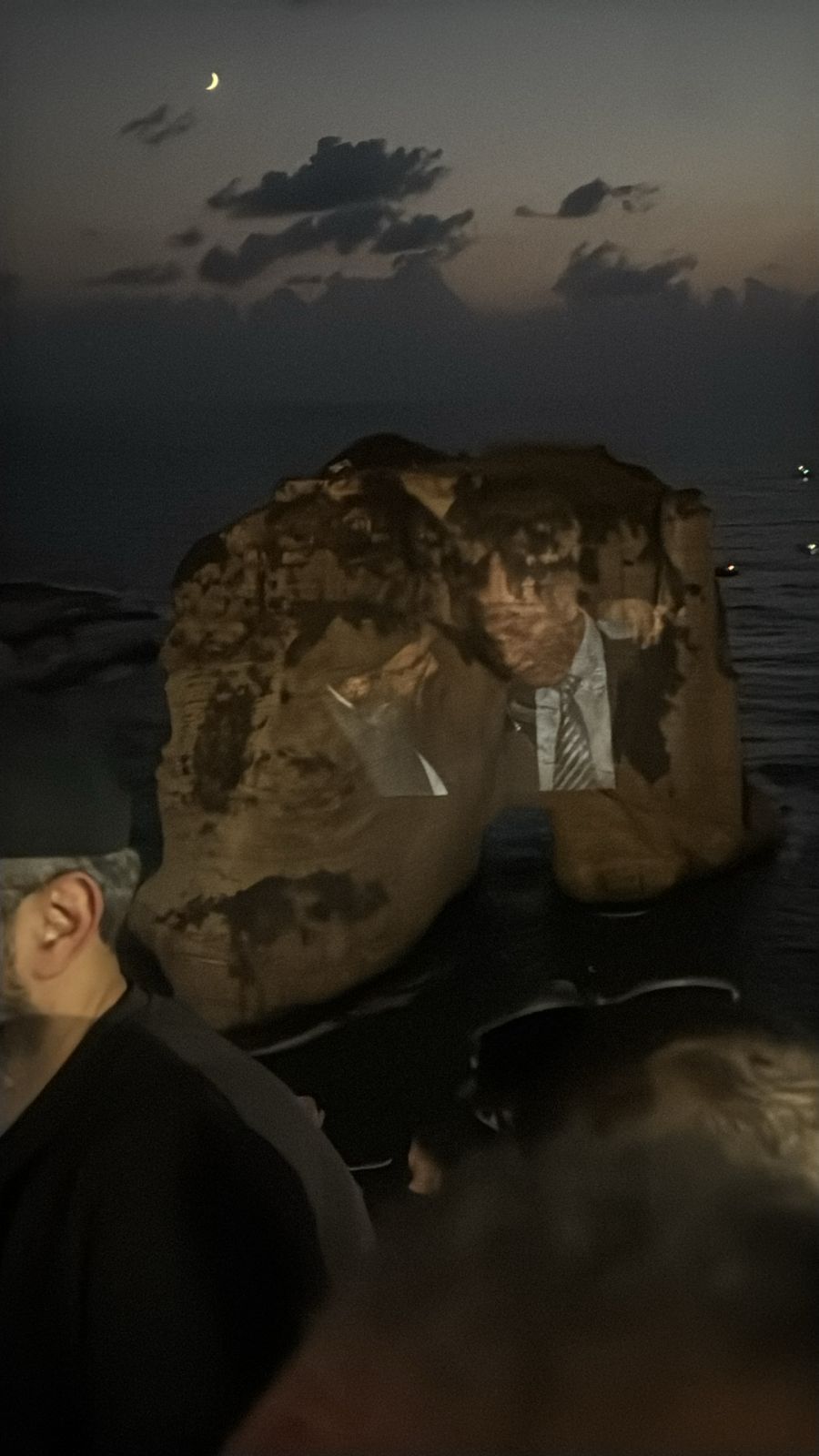 بري ونصرالله على صخرة الروشة