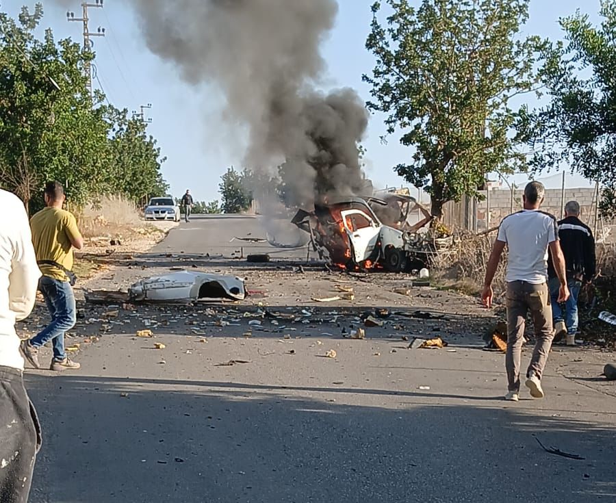 شهيد في استهداف السيارة في زوطر الشرقية