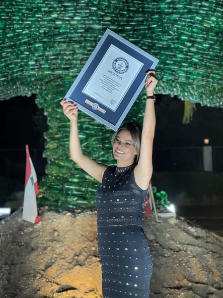 كارولين شبطيني تدخل موسوعة 