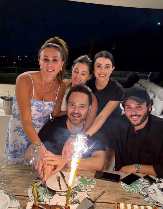 عاصي الحلاني يحتفل بعيد ميلاده مع عائلته