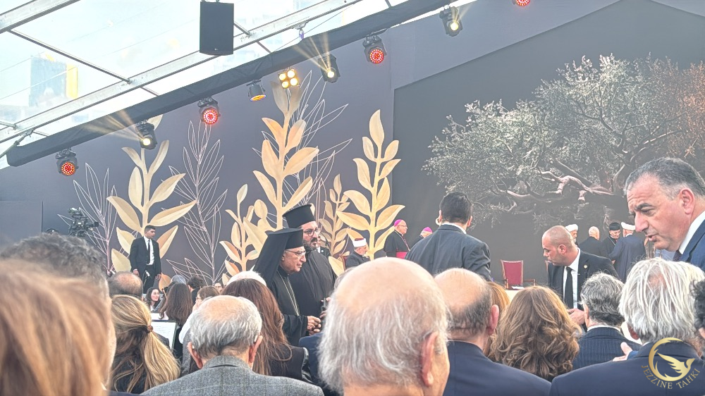 لحظة وصول البطريرك العبسي