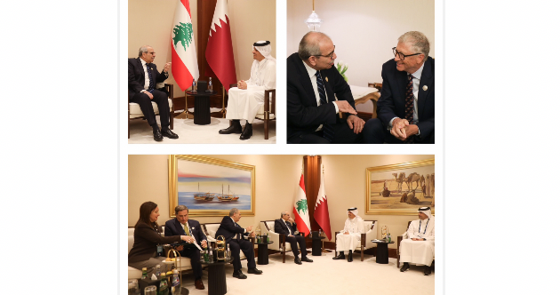 سلام يحصل على دعم جديد من نظيره القطري ولقاء مع بيل غيتس