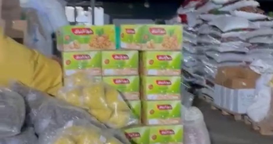 ضبط هنغار بداخله اطنان من المواد الغذائية الفاسدة والمكسرات في سهل البقاع