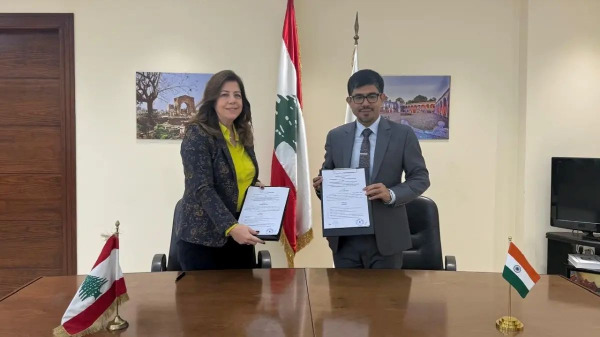 بايراقداريان وقعت وسفير الهند اتفاقية تعاون تتعلق بمساهمة بلاده في إعادة إعمار منشآت لبنانية