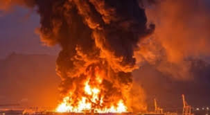 وكالة "رويترز": حريق في مصفاة لاناز في أربيل في العراق نتيجة استهدافها بطائرة مسيّرة