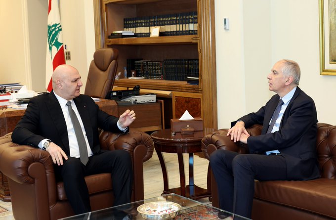 بين عون وماغرو الجهود الفرنسية للوصول إلى حلول توقف التصعيد المستمر