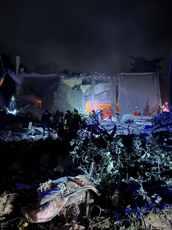 غارة على النبطية حي المسلخ