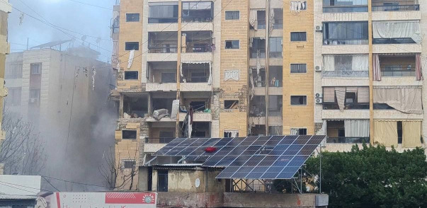 الشقة المستهدفة في الضاحية