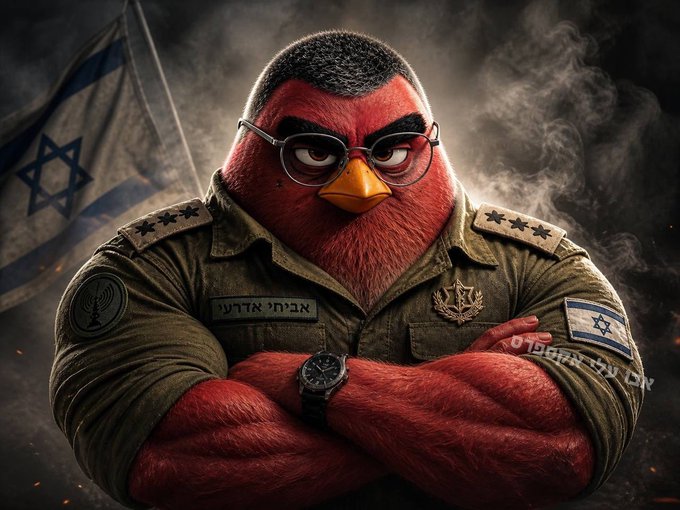 بصورة Angry bird... أدرعي: يا ويل اللي 