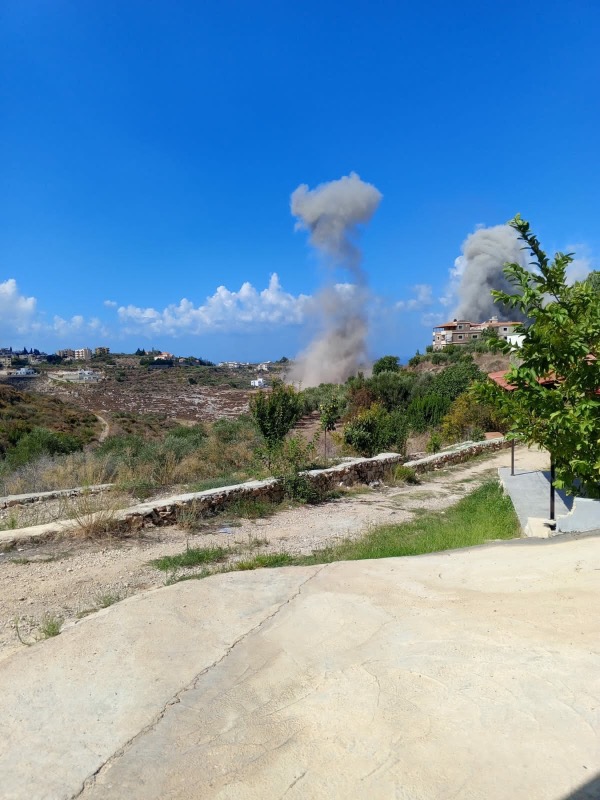 غارة على حانوية واخرى على عيتيت
