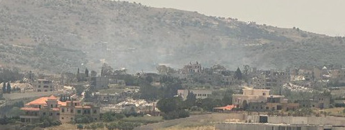 الجيش الاسرائيلي يقوم بعمليات جرف في حداثا