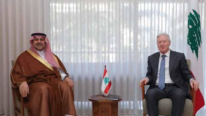 رجي يستقبل السفير السعودي الجديد