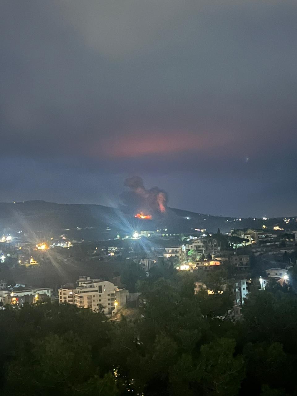 غارة على النبطية الفوقا