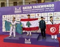 إنجاز مشرف للتايكواندو اللبنانية في بطولة قطر الدولية المفتوحة